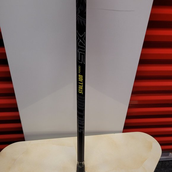 STX Mens Stallion 7000 Lacrosse Stick 30" Shaft Black White Yellow 41" - Picture 5 of 12